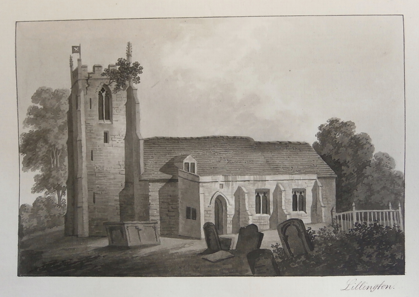 Lillington Church about 1805